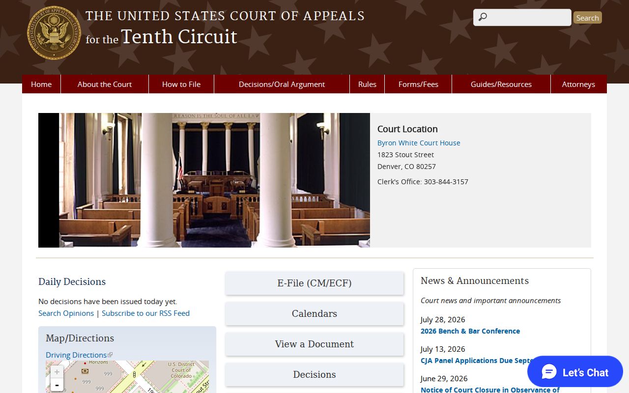 Morgan County federal appellate court records Tenth Circuit source
